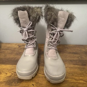 Botas de invierno Sorel para mujer Joan of Arctic impermeables de piel sintética talla 7 - Imagen 1 de 9