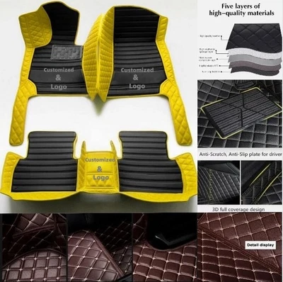 For Chevrolet Camaro LT/LS/RS/SS Car Floor Mat All Model Carpet Waterproof Rugs Foto 1 de 4