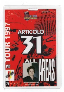 PASS ARTICOLO 31 J-AX TOUR 1997 A MILANO leggi bene la descrizione - Picture 1 of 2
