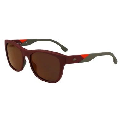 Gafas de sol para hombre LACOSTE L6043S, 601 ESPEJO MATE BORGOÑA/NARANJA Foto 1 de 4