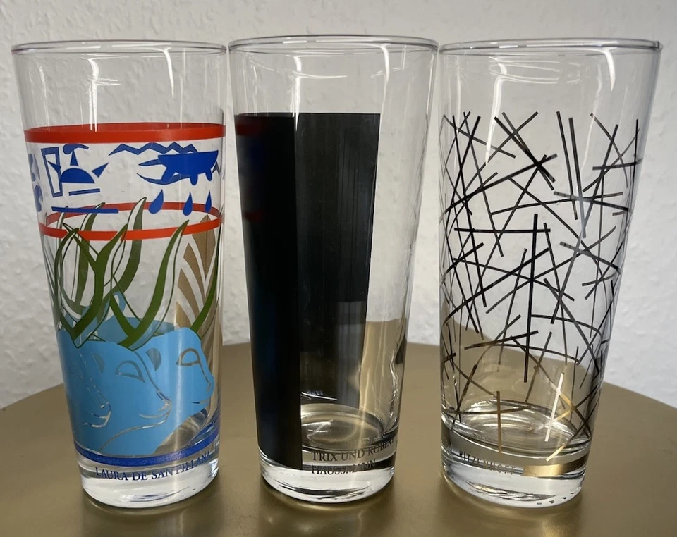 Ritzenhoff 3 bicchieri da latte, da collezione/rari/limitati/bicchiere 15 cm - Immagine 1 di 1