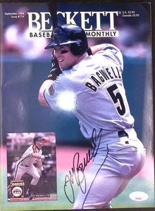 Jeff Bagwell Astros Signed Autographed Beckett Magazine 1994 JSA Authentic - Picture 1 of 2