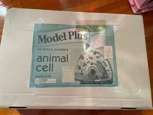 Model Plus Animal Cell Science Models Vintage foam 3d Model Complete - Picture 1 of 2