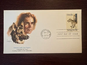 US FDC COVER 1979 YEAR BLINDNESS BLIND DOGS HEALTH MEDICINE STAMPS SCOTT 1787 - Picture 1 of 1