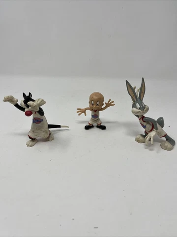 1996 WARNER BROS SPACE JAM ELMER FUDD Sylvester Bugs Bunny LotVINTAGE TUNE SQUAD Cover