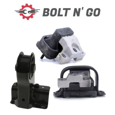 3PCS Engine Motor & Trans Mount Fits Chrysler Sebring 96-00 2.5L Converible - Image 1 of 4