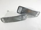 Set of Pair Clear Front Park Signal Bumper Lights for 1996-1998 Toyota 4Runner