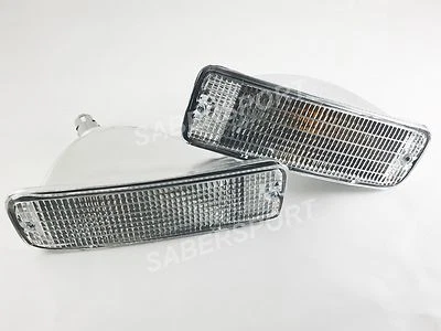 Juego de pares de luces de parachoques delanteras transparentes para Toyota 4Runner 1996-1998 Foto 1 de 3