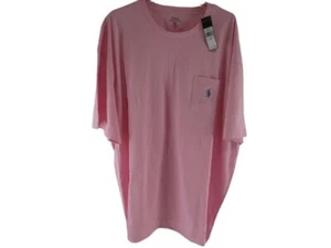 T-shirt Ralph Lauren rosa carmelo classica con tasca ricamata - Foto 1 di 5