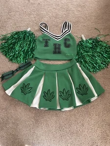 Trickz N' Treatz THC Cheerleader Costume Set Dolls Kill Size X Small - Picture 1 of 7