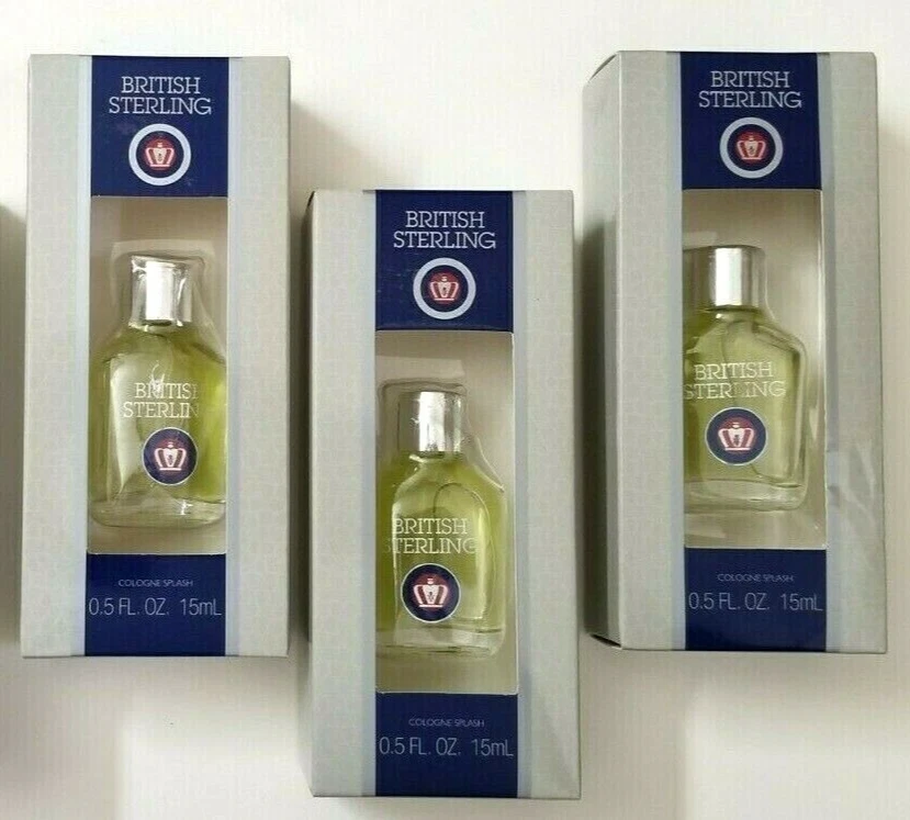24 PK Dana British Sterling Cologne Splash 0.5 Oz / 15 Ml Each