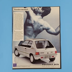 1988 Peugeot 205 Print Advertisement - Picture 1 of 8