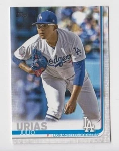 (10) Julio Urias 2019 TOPPS SERIES 2 CARD LOT #519 LOS ANGELES DODGERS - Picture 1 of 1