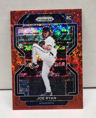 JOE RYAN 2022 Prizm RED DONUT CIRCLE ~ ROOKIE #'d /99 ~ TWINS - Image 1 of 2