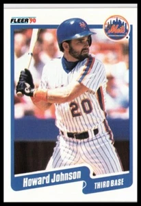 Fleer #208 Howard Johnson 1990 Mets de Nueva York - Imagen 1 de 2