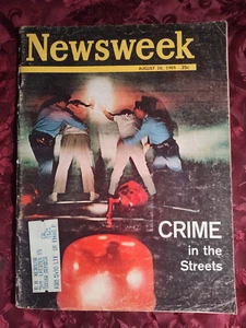 NEWSWEEK Magazin 16. August 1965 Verbrechen Vietnam McDonnell Flugzeug Raumschiff - Bild 1 von 1