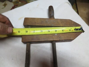 Vintage Post-1874 R Bliss Mfg Co (Pawtucket, RI) Model #13 Wooden 8.5-inch vise - Picture 1 of 5