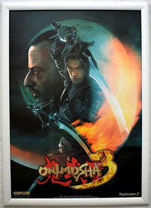 Onimusha 3 RARE PS2 42cm x 59cm Werbeposter - Bild 1 von 2