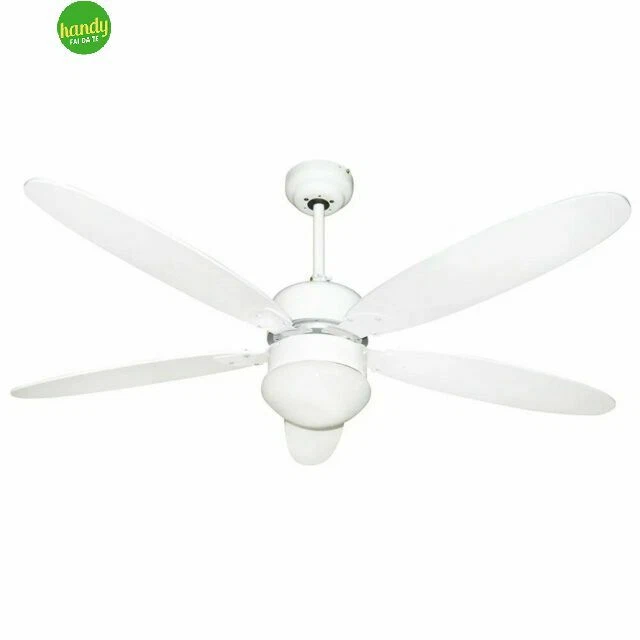 VENTILATORE DA SOFFITTO ZEPHIR ZFR911B 5 PALE CON LUCE 60W Ø130CM BIANCO - Immagine 1 di 1