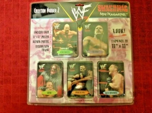 MUY RARO WWF Smash Mag Mini Revista Colección 2 Piedras Rock Kane SELLADO NUEVO EN CAJA - Imagen 1 de 4