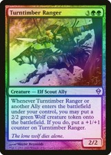 Turntimber Ranger FOIL Zendikar PLD Green Rare MAGIC GATHERING CARD ABUGames