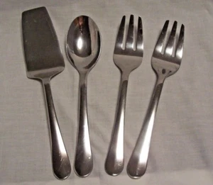 Gourmet Settings 4 pc. Stainless Chrome Serving Utensils GS 18/c - Picture 1 of 1