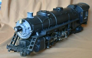 Mikado Black Steam Locomotive Aristocraft #21504 2-8-2 and Tender - Picture 1 of 12