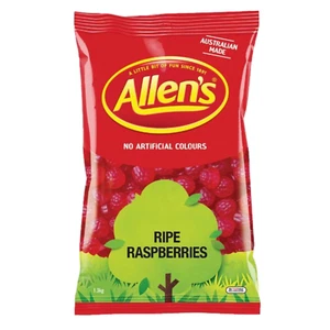 Allens Ripe Raspberries 1.3kg Bag Halloween Trick or Treats Favours Candy Buffet - Picture 1 of 4