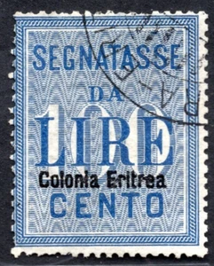 ITALY ERITREA 1903 SCOTT #J13 USED - Picture 1 of 2