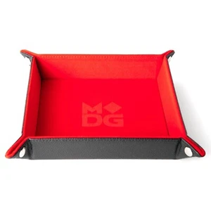 Bandeja de dados plegable de terciopelo rojo 10"" x 10"" juegos de dados metálicos LIC531 - Imagen 1 de 1