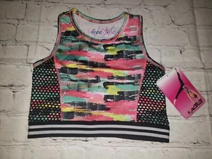 NWT Freestyle Revolution Girls’ Active Sports Bra Tank Multi-Color Sizes 7 or 8 - Picture 1 of 2