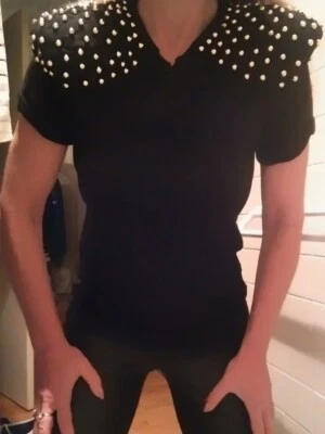 Camiseta Camilla & Marc "Grand Prince 1" adornada y desgastada talla 6 (6-10) Foto 1 de 3