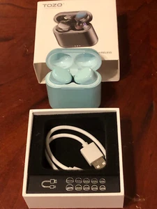 TOZO T1117 T6 True Wireless Stereo Headphones - Light Blue - Picture 1 of 6