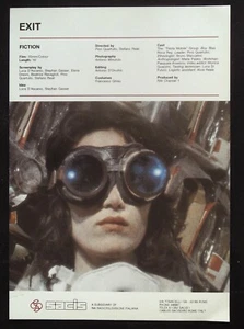 Exit Screening Program 1985 Academy Award Winning Short Film, ultra rare! - Picture 1 of 1