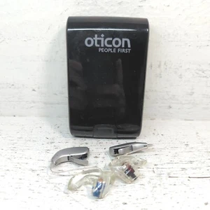 OTICON OPN1 T312 Hearing Aids (1 Pair of 1 Left/1 Right) With Case (UNTESTED) - Picture 1 of 8