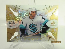 2022-23 SP GAME USED PURITY GOLD RARE SHANE WRIGHT RC #30/35