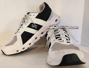 On Cloudrunner Men's 11.5 M Sneakers Glacier / Black Running Shoes - Picture 1 of 13