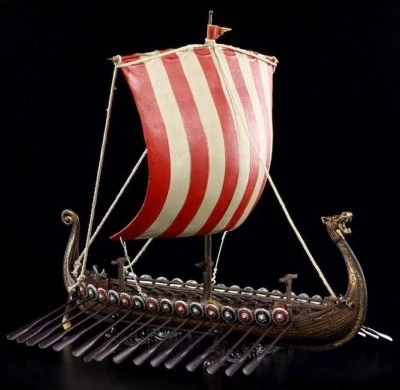 Nave Vichinga - Drakkar - Decorazione Veronese