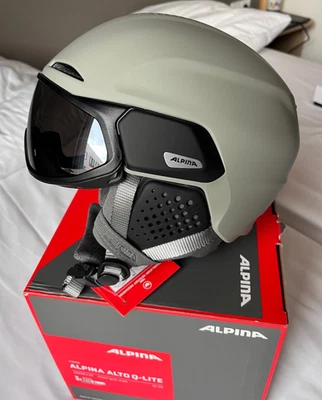 Skihelm Alpina Alto Q-Lite grau matt NEU UVP: 199€ Gr.S/M - Bild 1 von 4