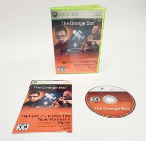 Xbox 360 The Orange Box Game Half Life 2 Team Fortress 2 Portal w Manual RARE - Picture 1 of 3