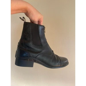 Botas Ariat Heritage IV Cremallera Paddock Ecuestre Negras Mujer 9 B - Imagen 1 de 6