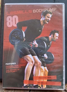 Les Mills BODYPUMP BODY PUMP 80 DVD and CD and CHOREOGRAPHY NOTES - Picture 1 of 4
