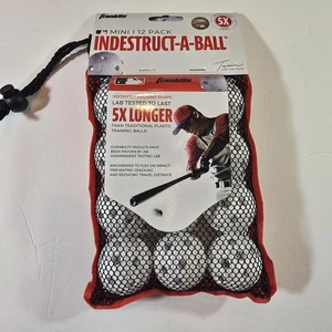 MLB Franklin Instruct-A- Ball 5x Bolas de Bateo de Práctica de Béisbol de la Liga Oficial - Imagen 1 de 4