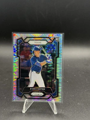 2024 Panini Prizm - Evan Carter #274 Pulsar Prizm /499 (RC) - Image 1 of 2