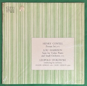 Henry Cowell Persian Set Lou Harrison Violin Suite 1957 LP Stokowski CRI 114 - Bild 1 von 4