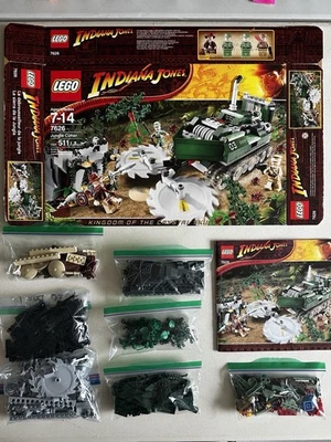 LEGO #7626 2008 Indiana Jones Set Jungle Cutter todas las minifiguras Foto 1 de 4