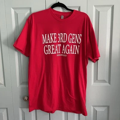 Мужская футболка Full Send Diesel Supply Co Make 3rd Gens Great Again красная размер XL - Изображение 1 из 4