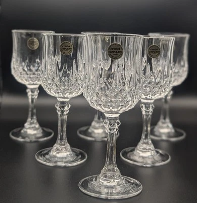 6 vasos de brandy de cristal con tallo Foto 1 de 2