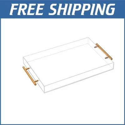 Chic 12x18 Inch Acrylic Tray for Home: Serving & Decoration - Ideal Gift Option - Image 1 of 4