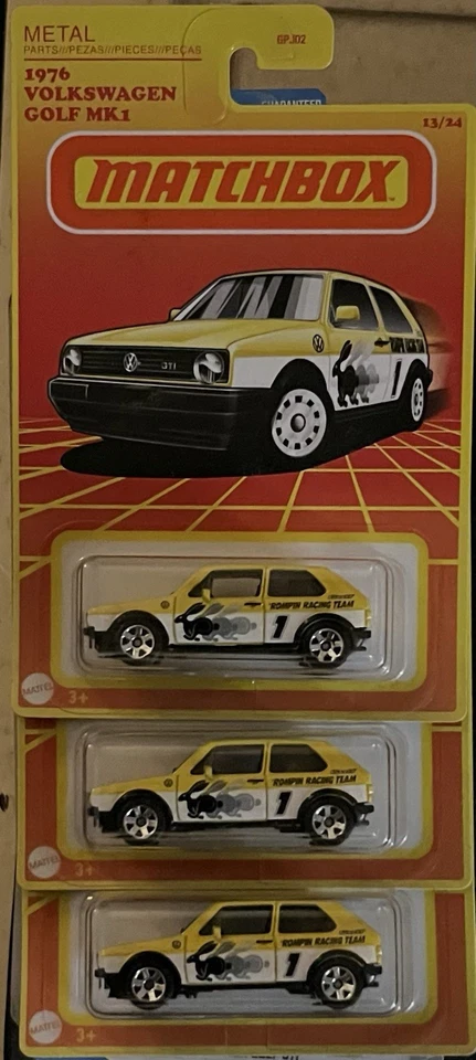 3x 2021 Matchbox 1976 Volkswagen Golf MK1 Nuevo Objetivo Retro Lote Exclusivo Nuevo Foto 1 de 1